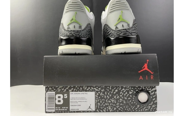 Air 136064-006 Jordan Retro 136064-006 Chlorophyll 3 0811